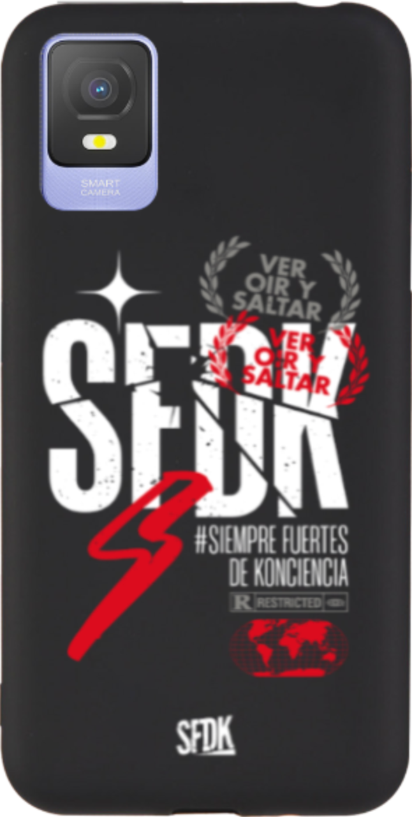 SFDK VOS carcasa negra ultra suave TCL