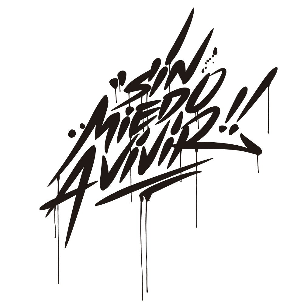 Bodie bebé blanco "SIN MIEDO" 3 meses / 12 meses