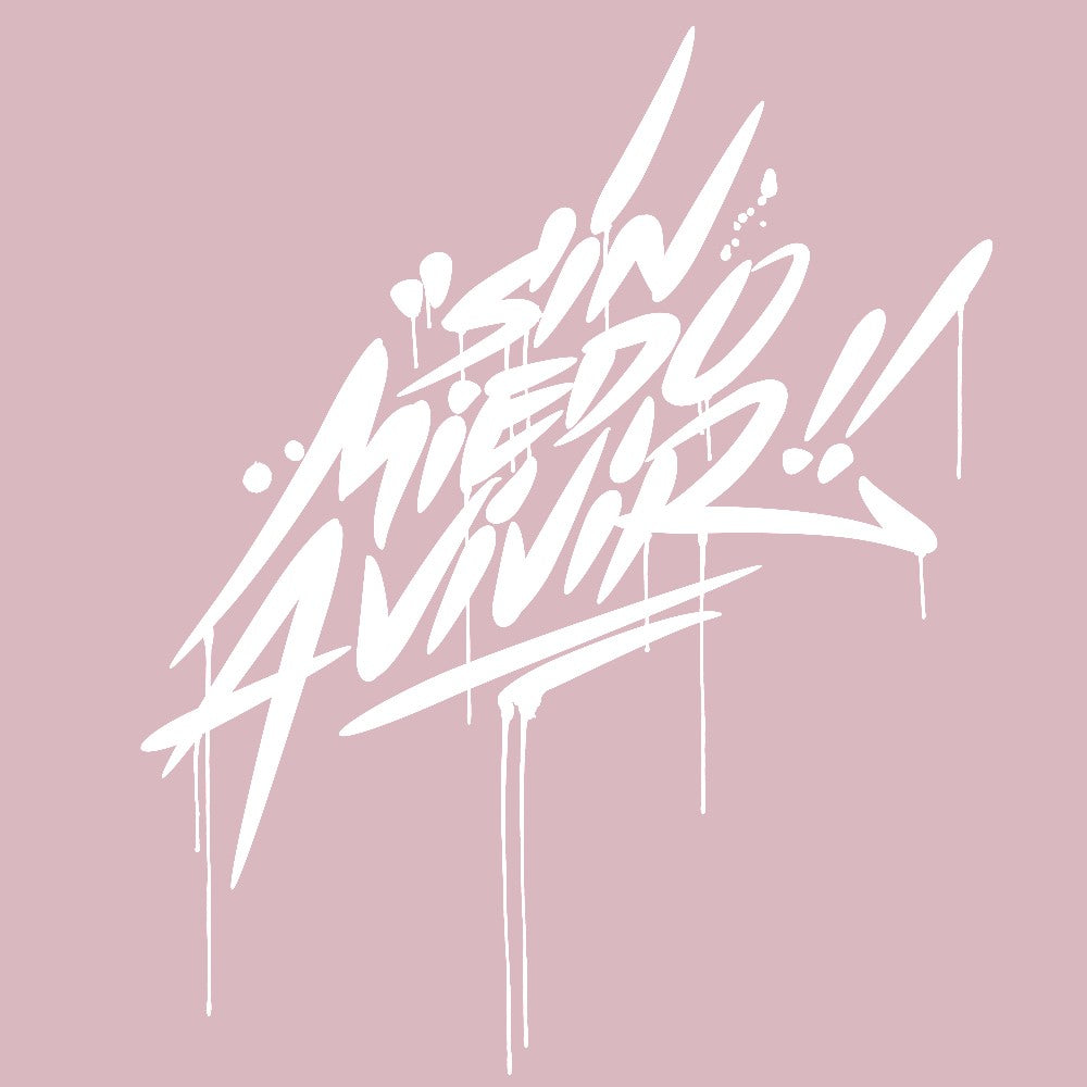 Bodie bebé rosa "SIN MIEDO" a vivir 3 meses / 12 meses