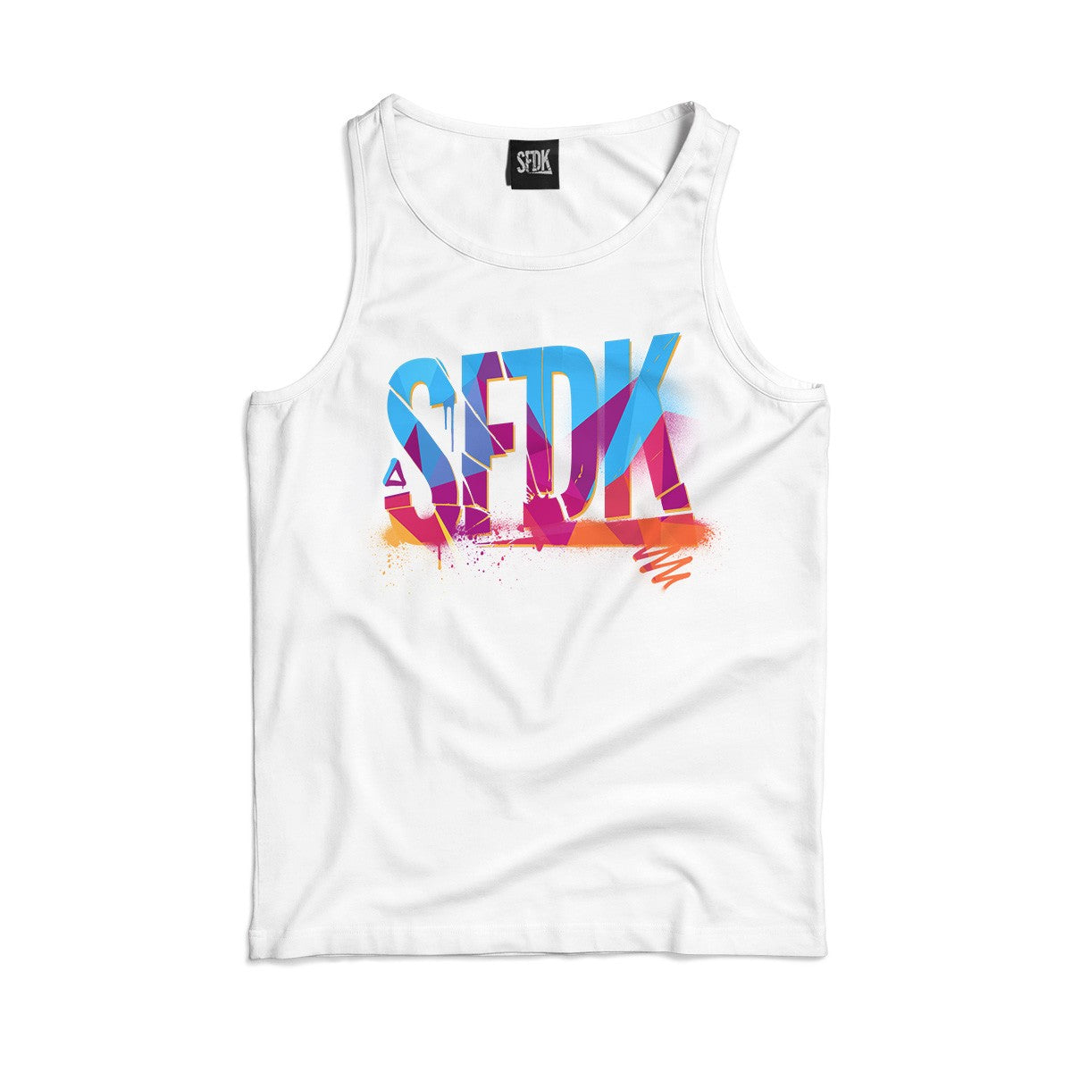 Camiseta blanca de tirantas GRAFF SFDK