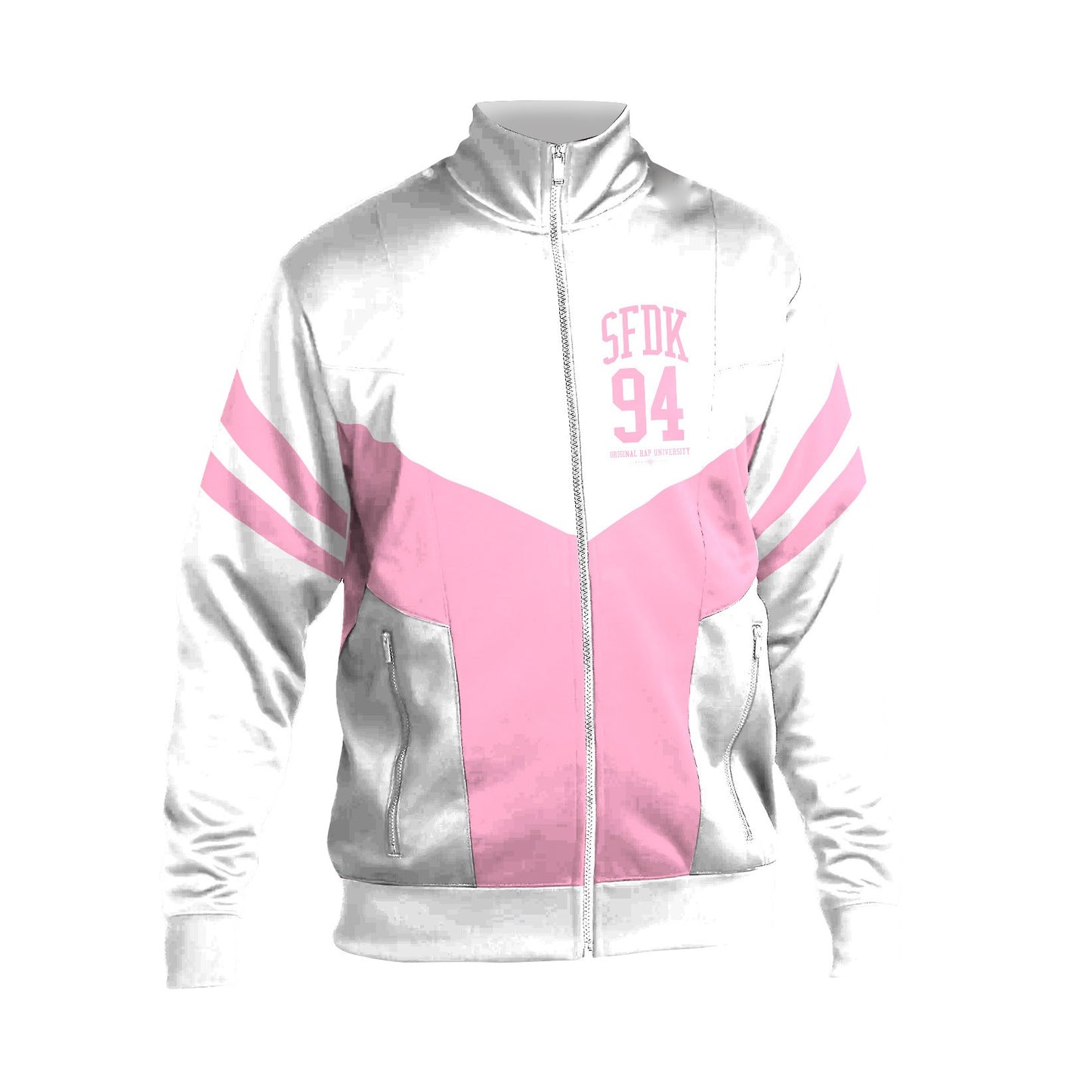 Chaqueta blanca y rosa deportiva SFDK 94