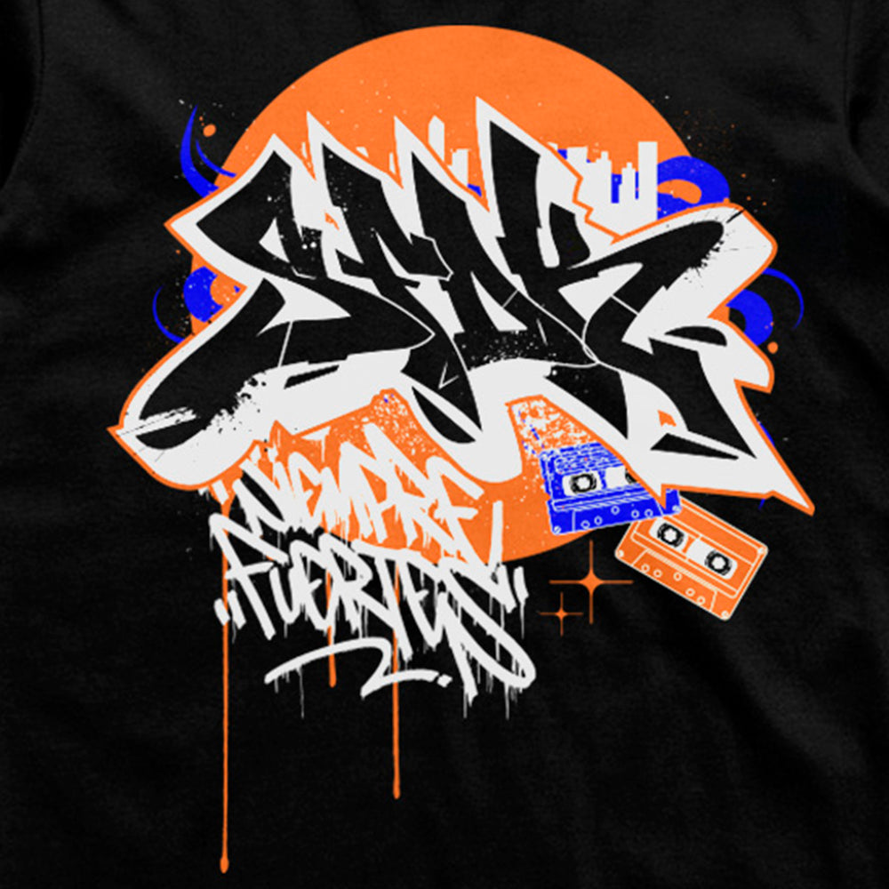 Camiseta negra "TRACH"