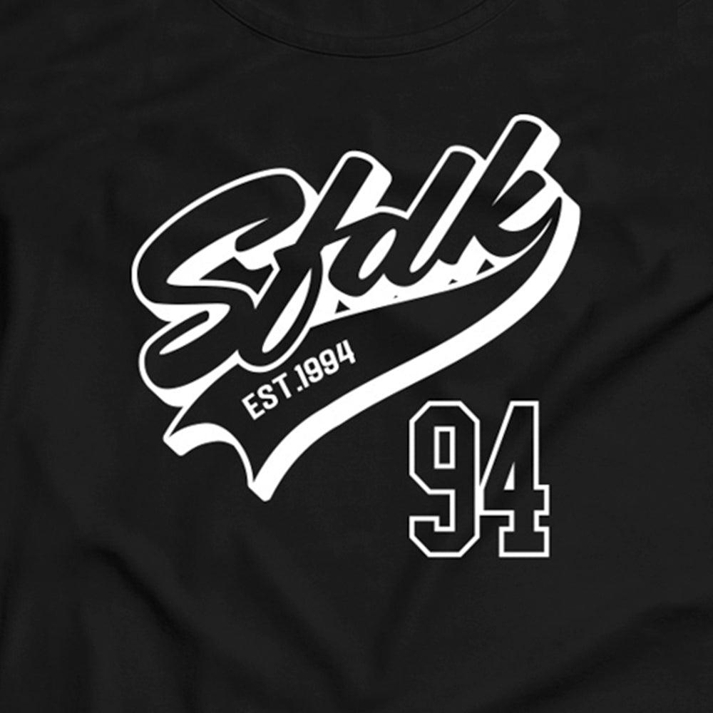 Camiseta negra de tirantas "MAJESTIC"