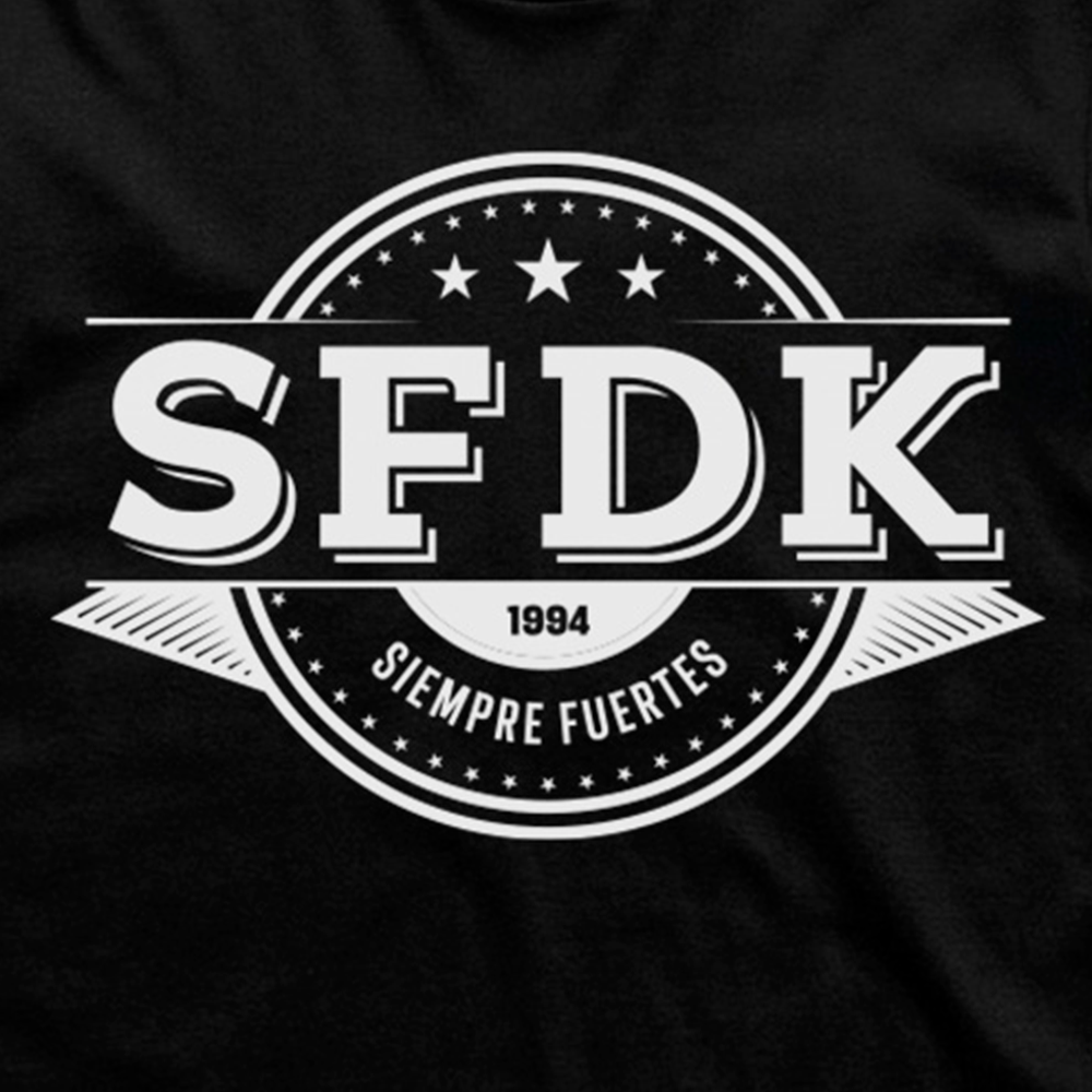 Camiseta negra "MARINE"