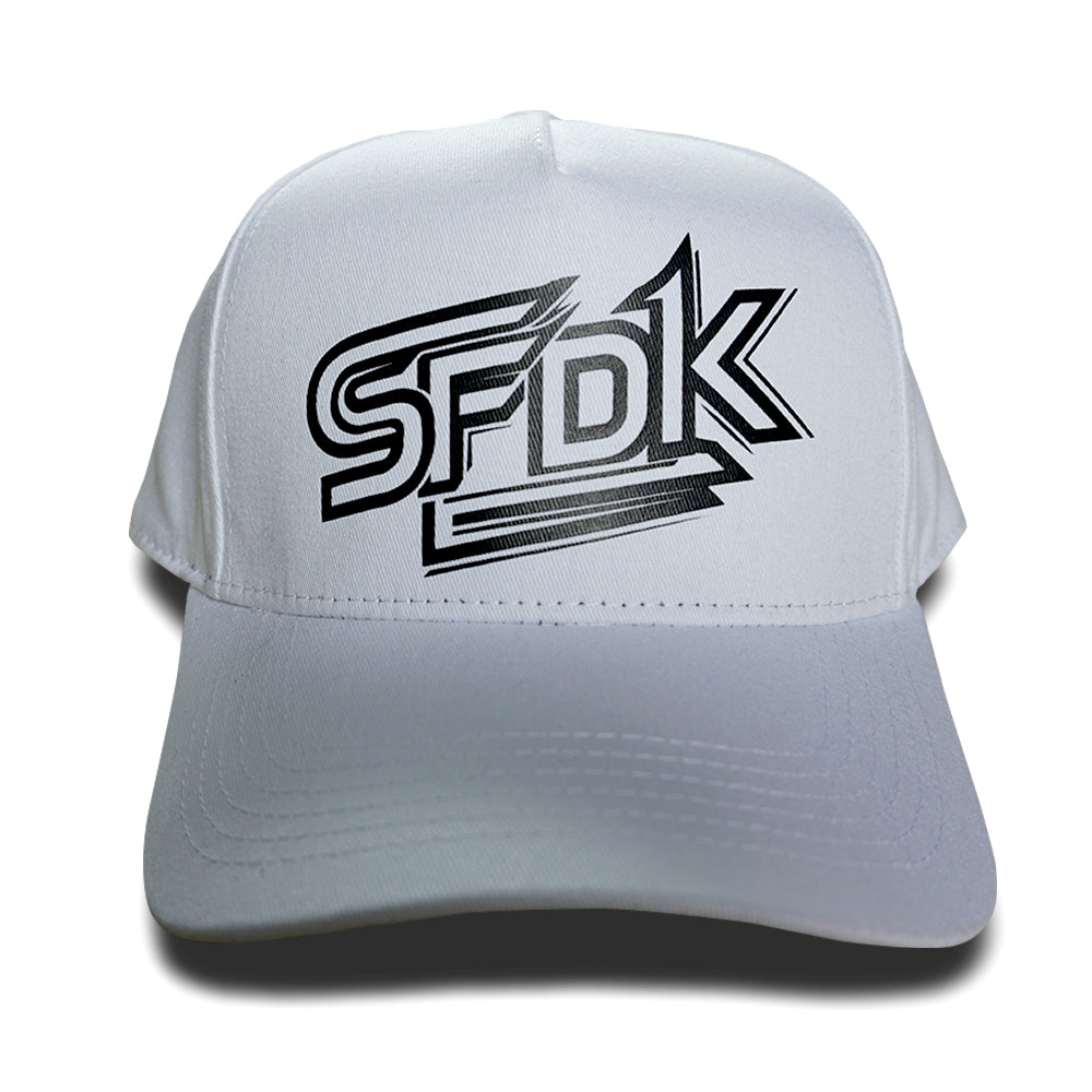 Gorra visera curva blanca "FUTURE"