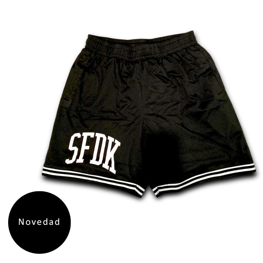 Pantalón corto deportivo negro "SFDK"