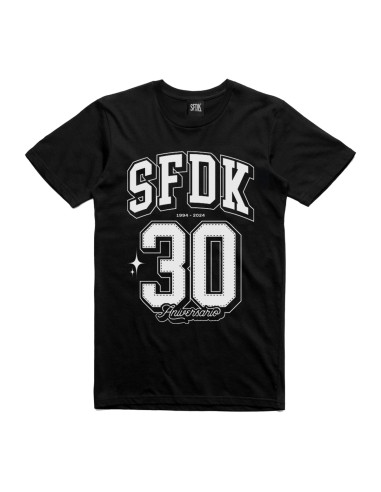 Camiseta negra "30 Aniversario"