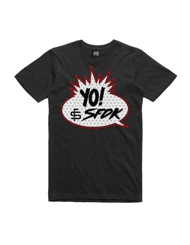 Camiseta negra "YO!"