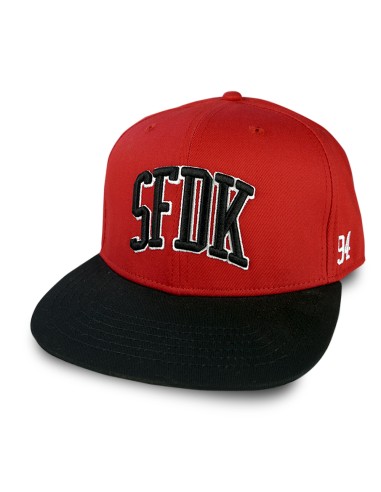 copy of Gorra letras rotas roja