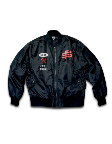 Chaqueta bomber negra Edición Limitada "SF"