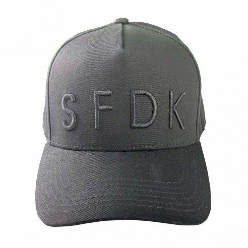 Gorra negra visera curva "SFDK"
