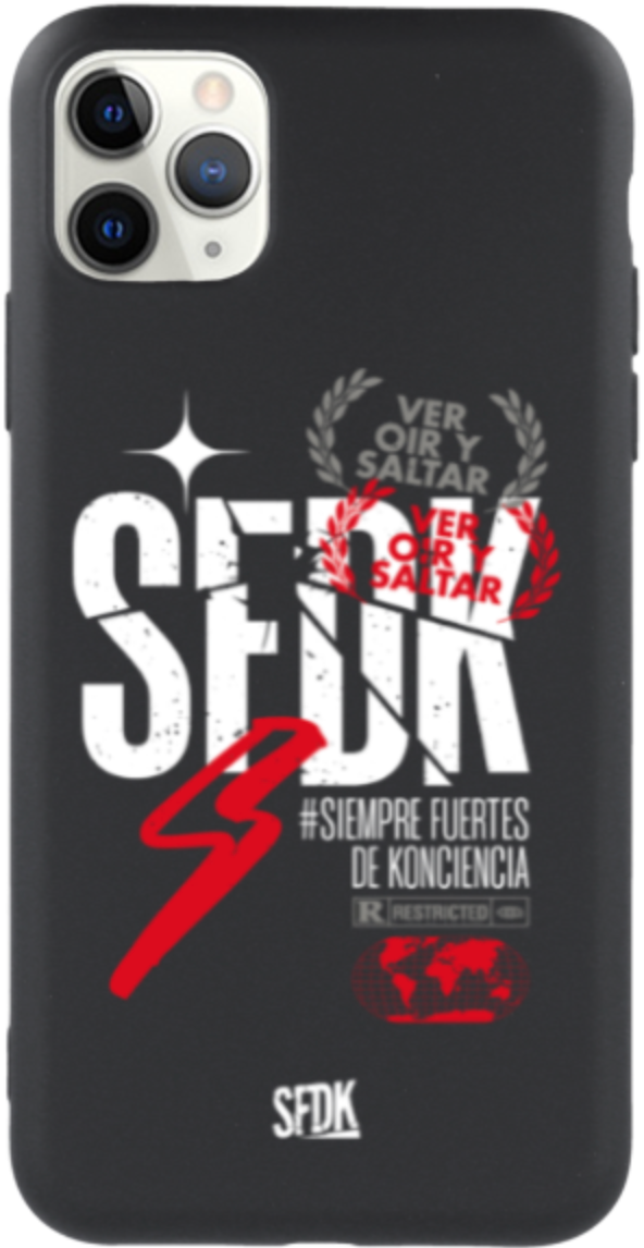 SFDK VOS carcasa negra ultra suave APPLE