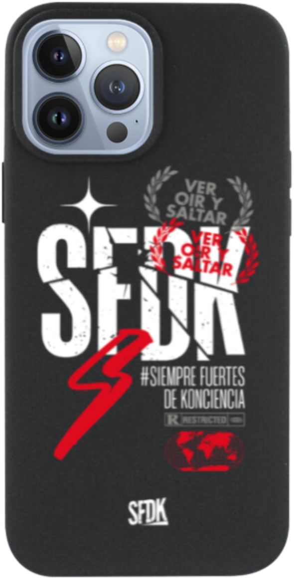 SFDK VOS carcasa negra ultra suave APPLE