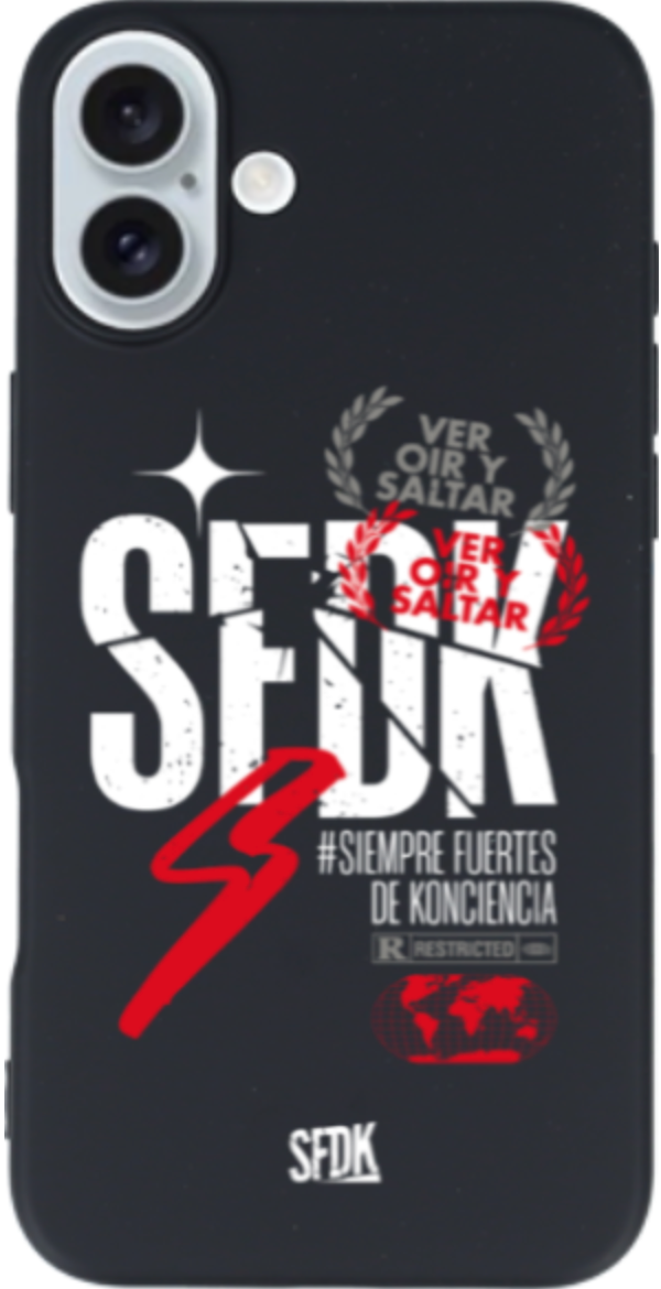 SFDK VOS carcasa negra ultra suave APPLE