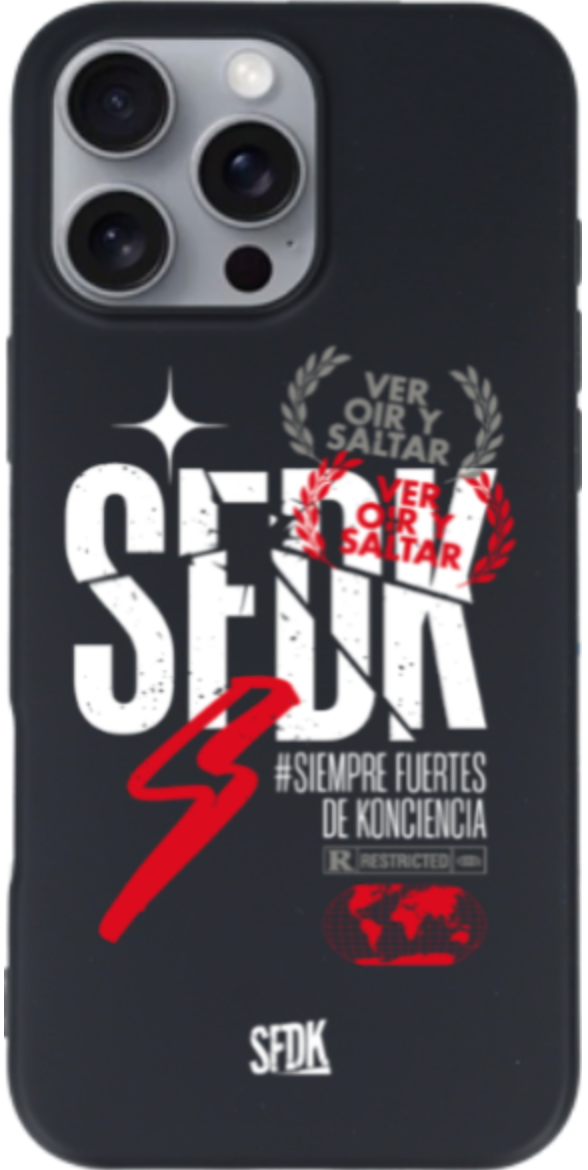 SFDK VOS carcasa negra ultra suave APPLE