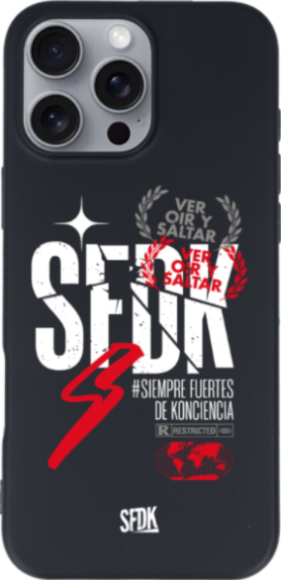 SFDK VOS carcasa negra ultra suave APPLE