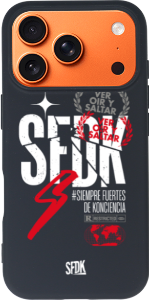 SFDK VOS carcasa negra ultra suave APPLE