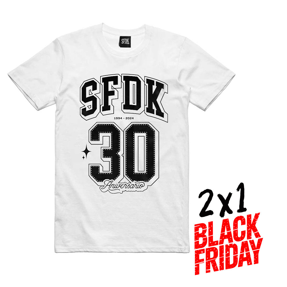 Camiseta blanca "30 Aniversario"
