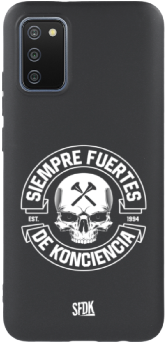 SFDK SKULL carcasa negra ultra suave SAMSUNG