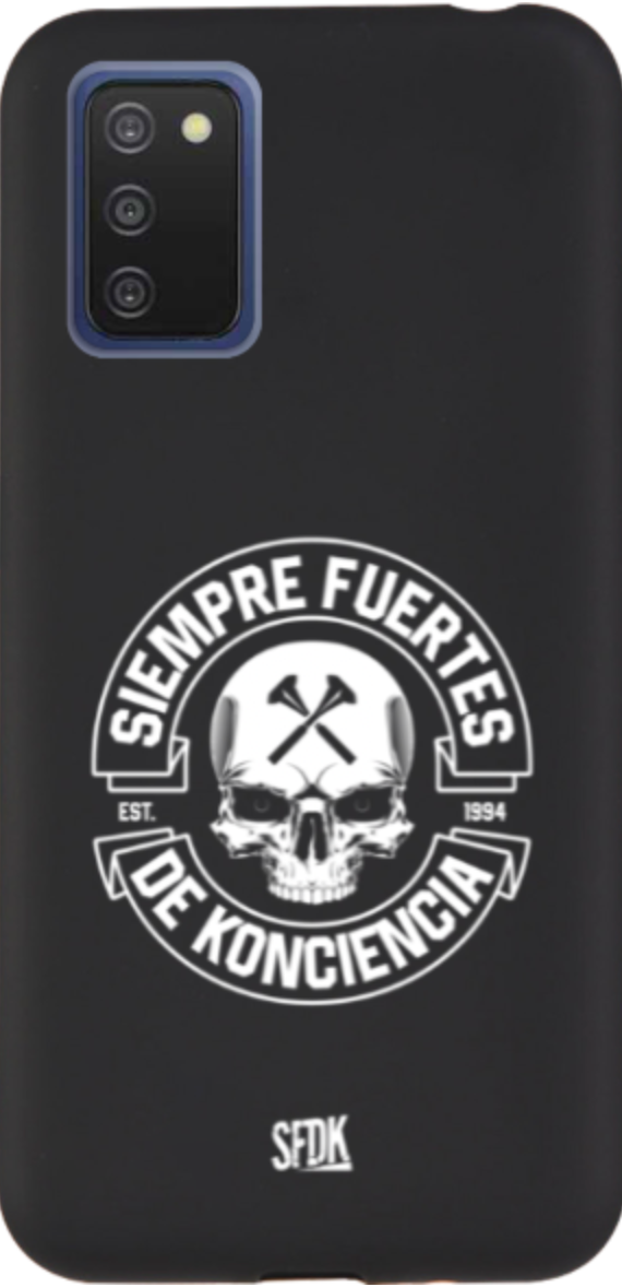 SFDK SKULL carcasa negra ultra suave SAMSUNG