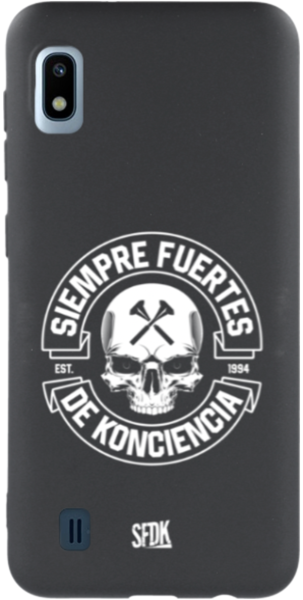 SFDK SKULL carcasa negra ultra suave SAMSUNG