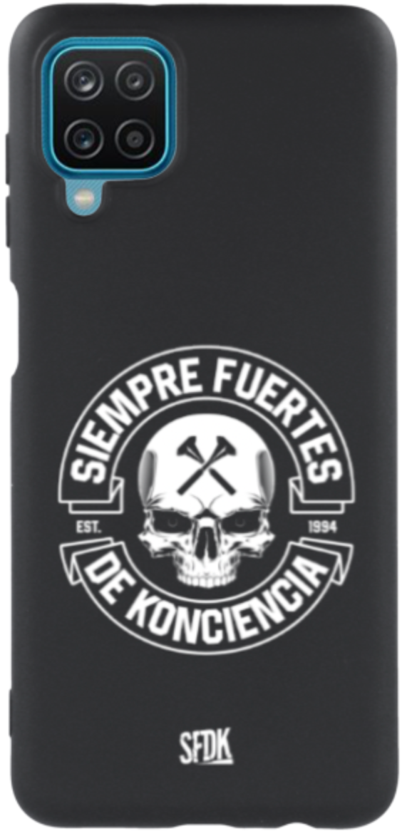 SFDK SKULL carcasa negra ultra suave SAMSUNG