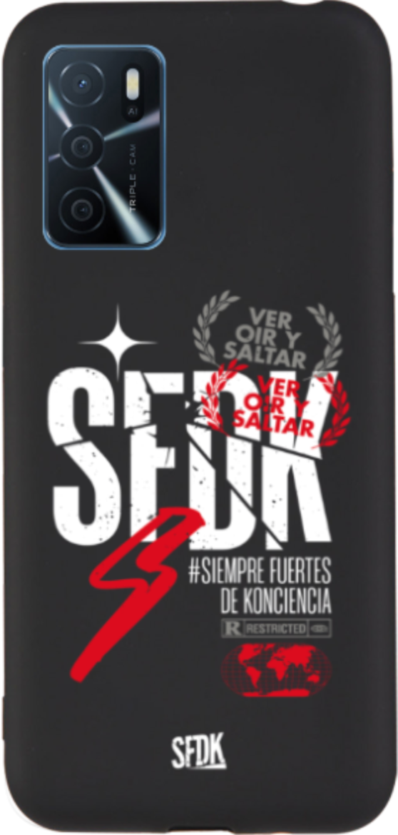 SFDK VOS carcasa negra ultra suave OPPO