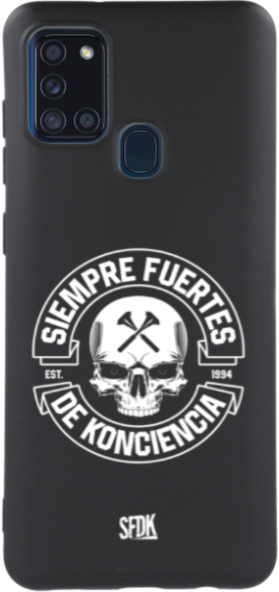 SFDK SKULL carcasa negra ultra suave SAMSUNG