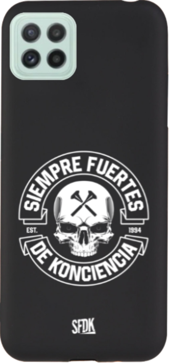 SFDK SKULL carcasa negra ultra suave SAMSUNG