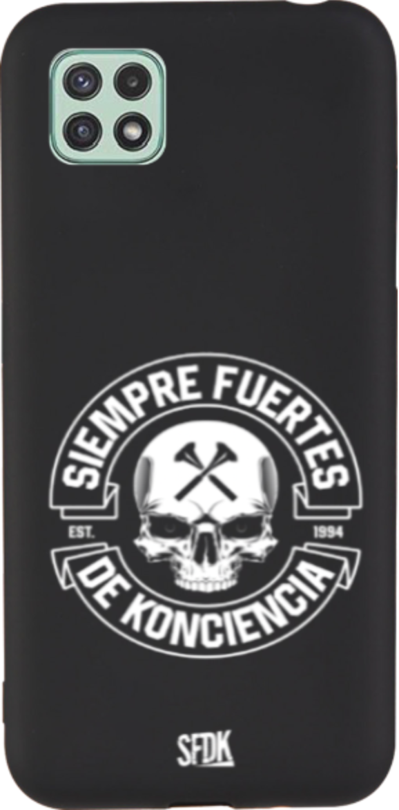 SFDK SKULL carcasa negra ultra suave SAMSUNG