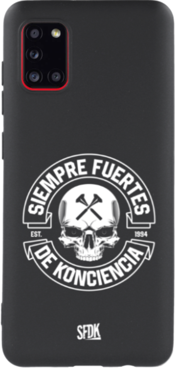 SFDK SKULL carcasa negra ultra suave SAMSUNG
