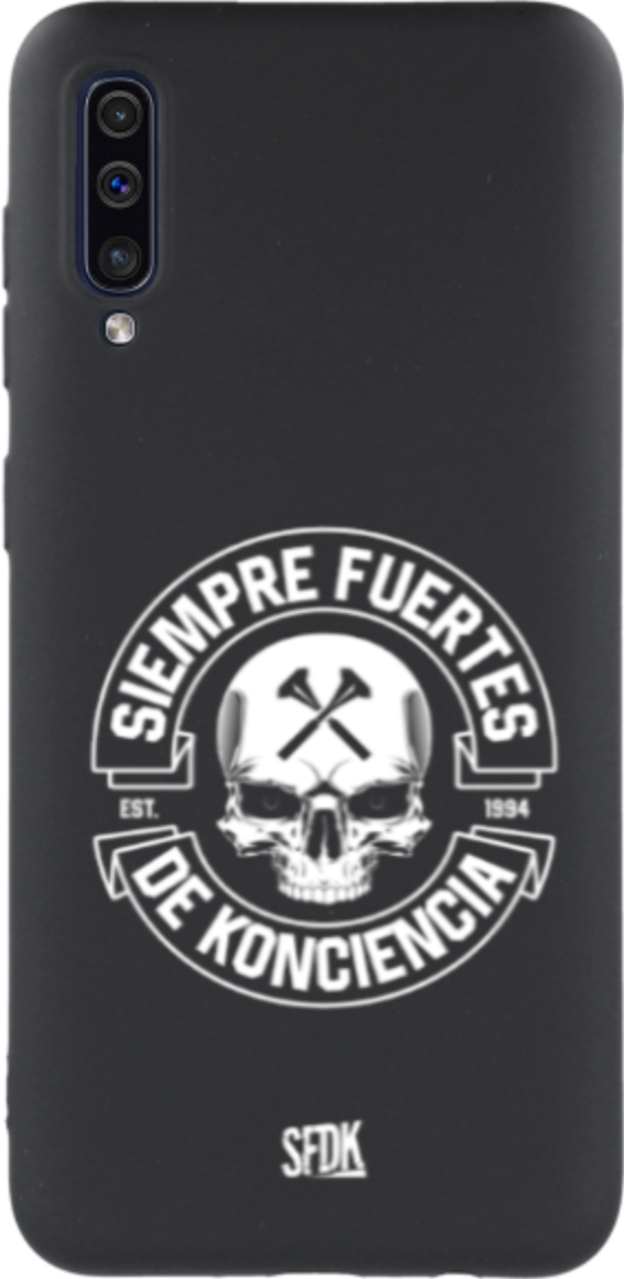 SFDK SKULL carcasa negra ultra suave SAMSUNG