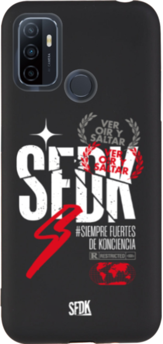 SFDK VOS carcasa negra ultra suave OPPO