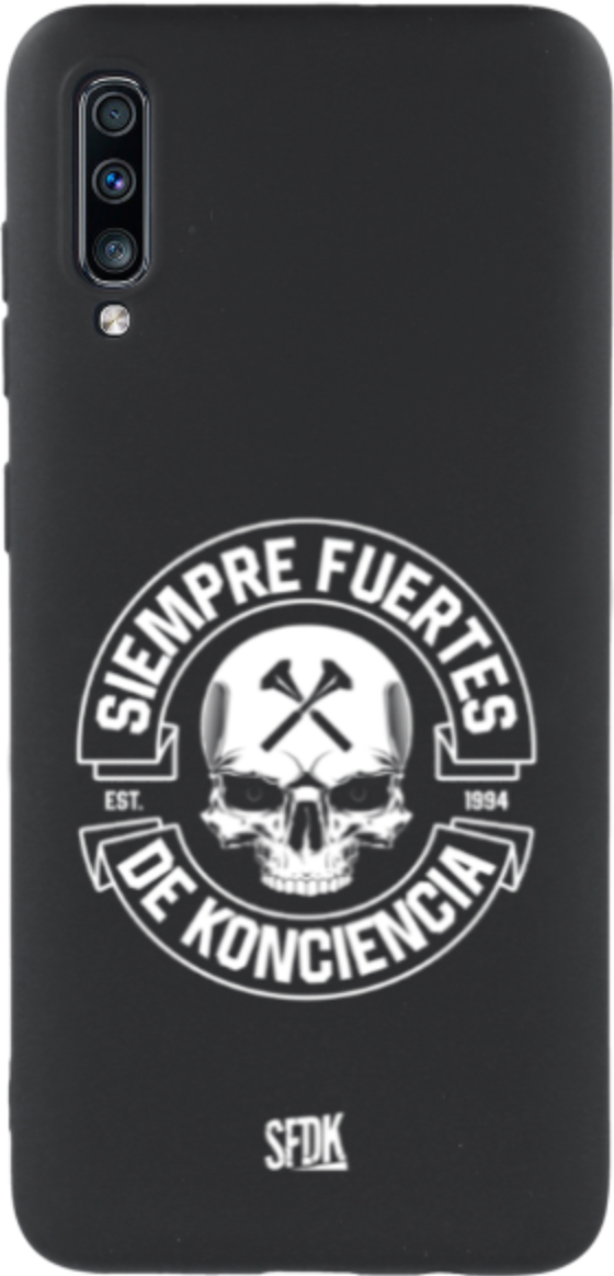 SFDK SKULL carcasa negra ultra suave SAMSUNG