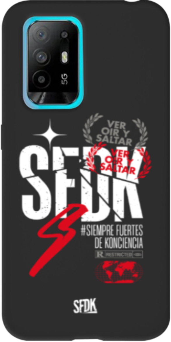 SFDK VOS carcasa negra ultra suave OPPO