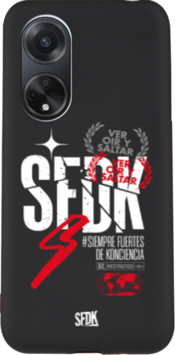 SFDK VOS carcasa negra ultra suave OPPO