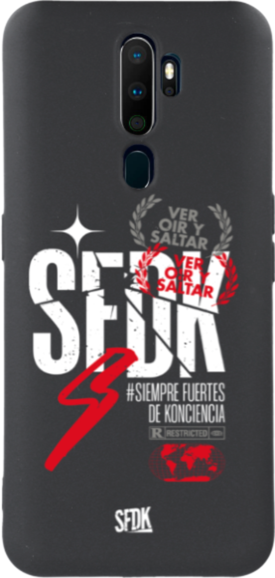 SFDK VOS carcasa negra ultra suave OPPO