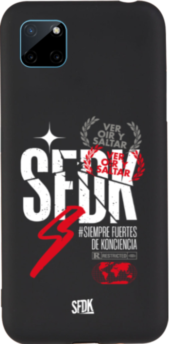 SFDK VOS carcasa negra ultra suave REALME
