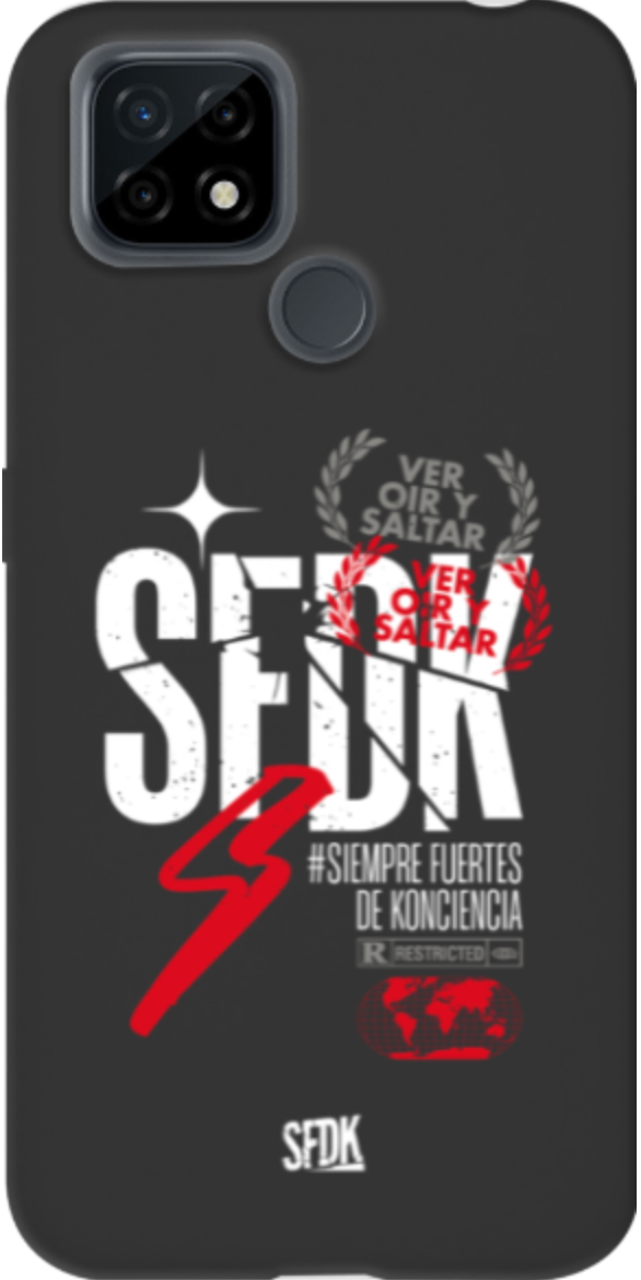 SFDK VOS carcasa negra ultra suave REALME