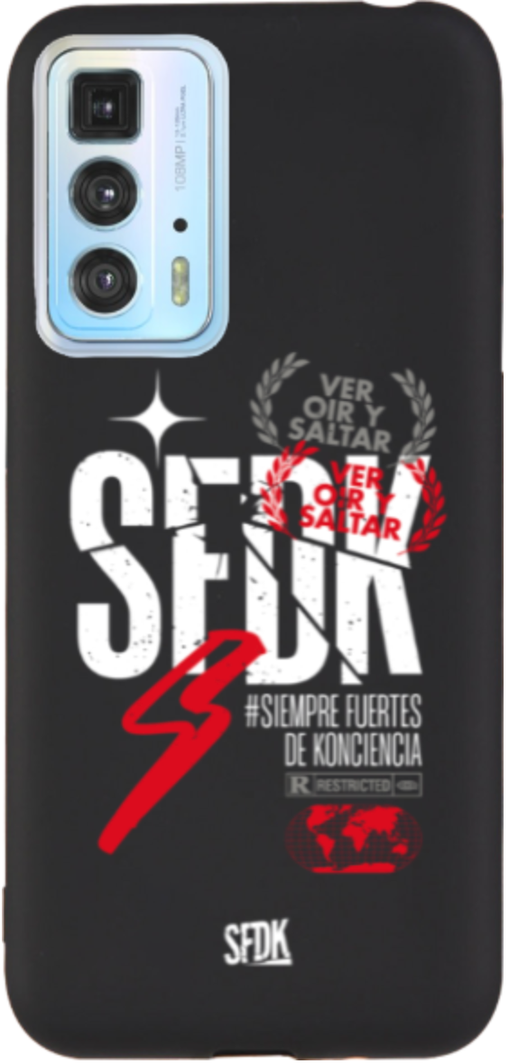 SFDK VOS carcasa negra ultra suave MOTOROLA