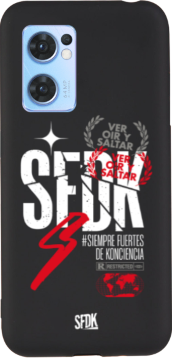 SFDK VOS carcasa negra ultra suave OPPO