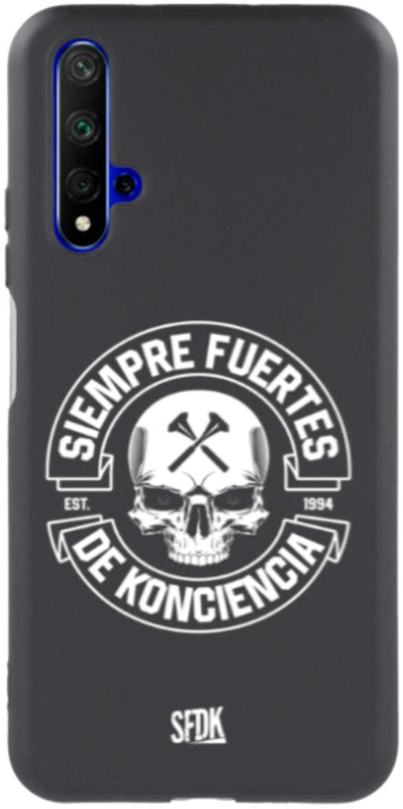 SFDK SKULL carcasa negra ultra suave HUAWEI