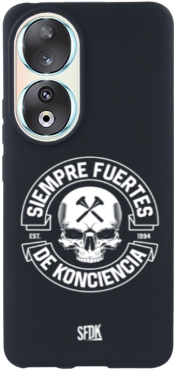 SFDK SKULL carcasa negra ultra suave HUAWEI