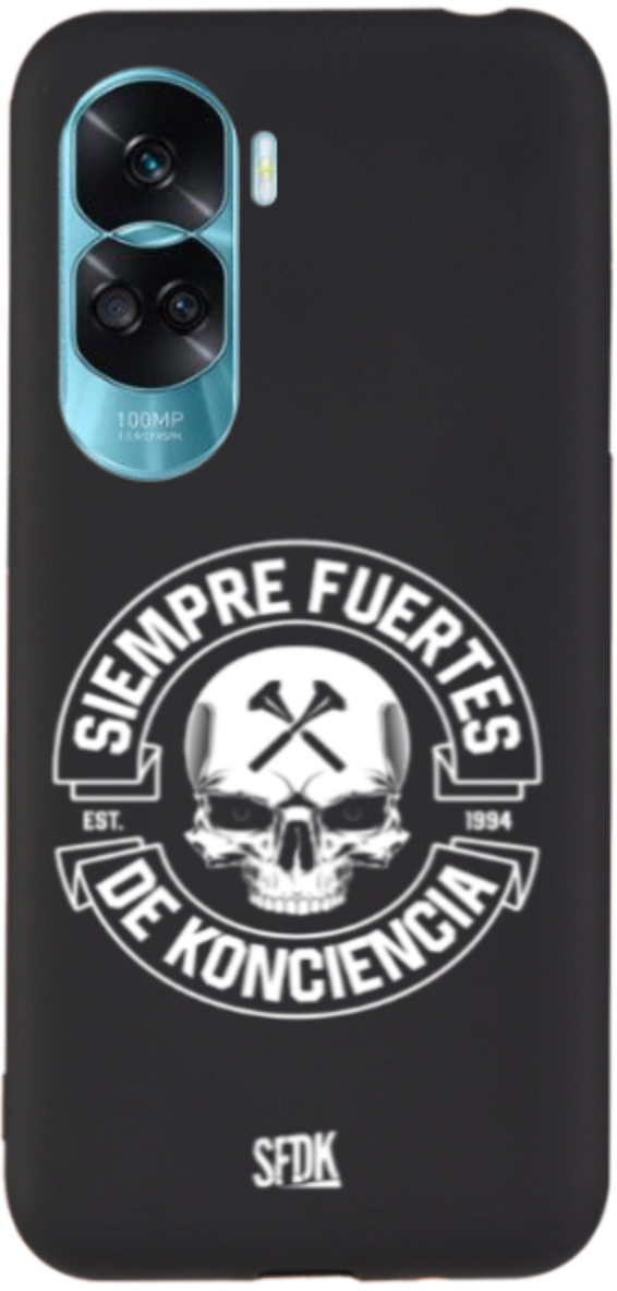 SFDK SKULL carcasa negra ultra suave HUAWEI