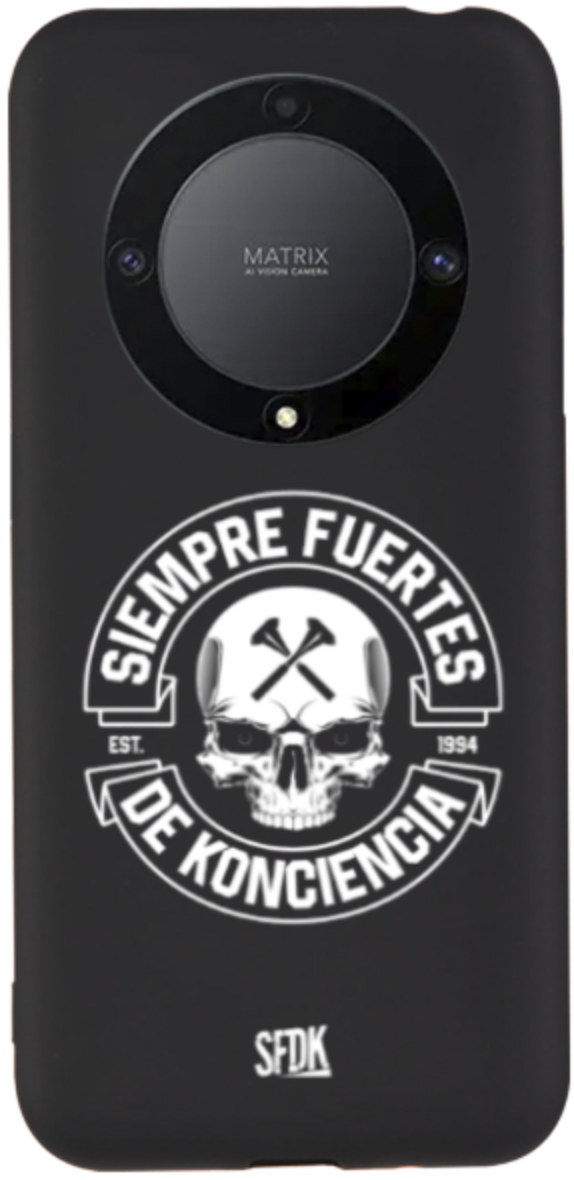 SFDK SKULL carcasa negra ultra suave HUAWEI