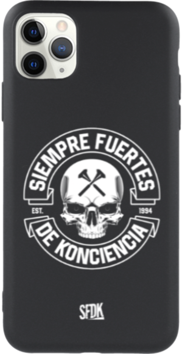 SFDK SKULL carcasa negra ultra suave APPLE