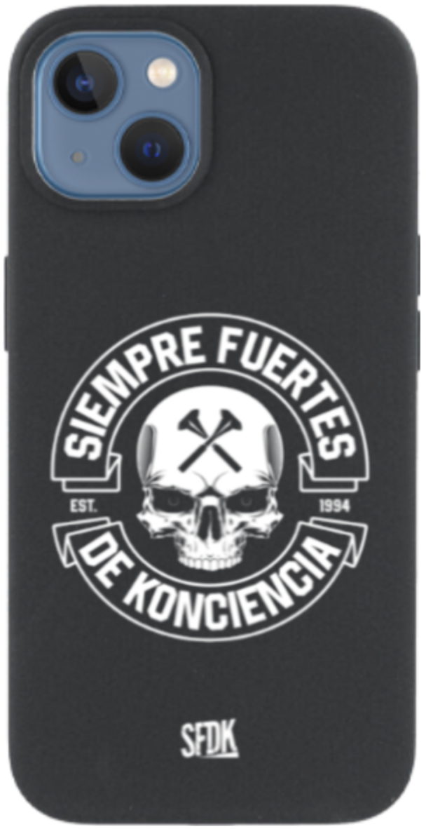 SFDK SKULL carcasa negra ultra suave APPLE