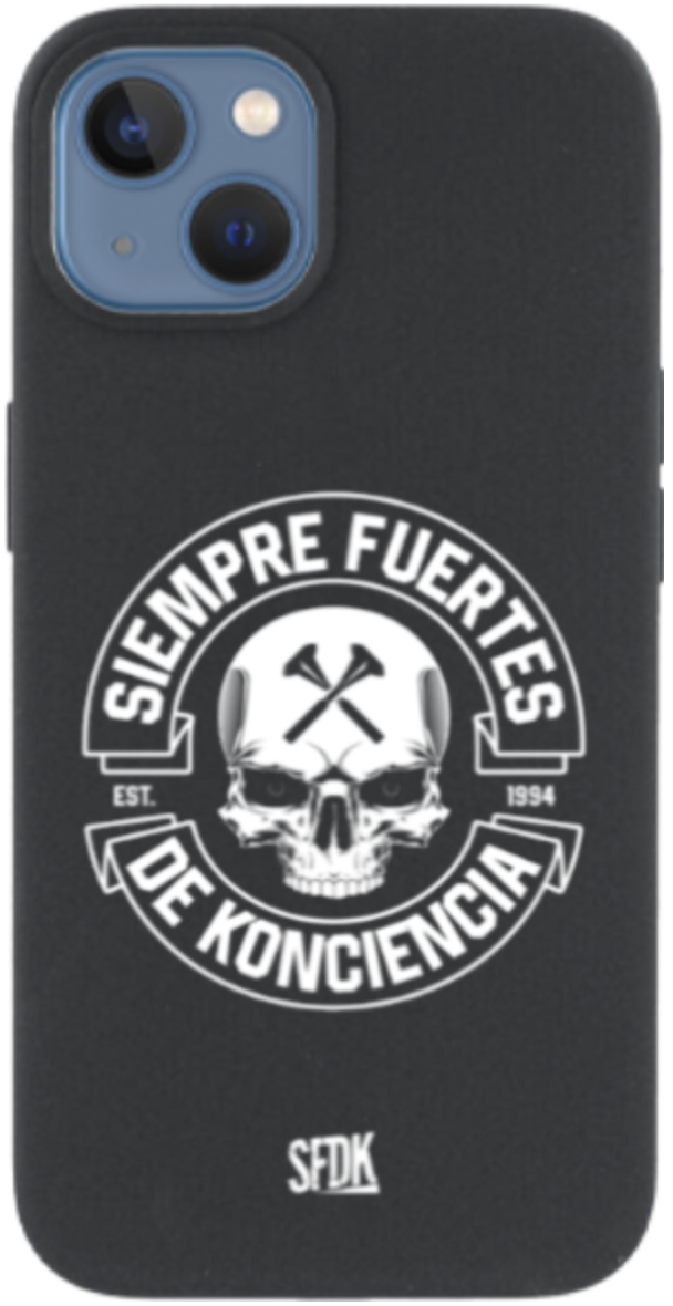 SFDK SKULL carcasa negra ultra suave APPLE