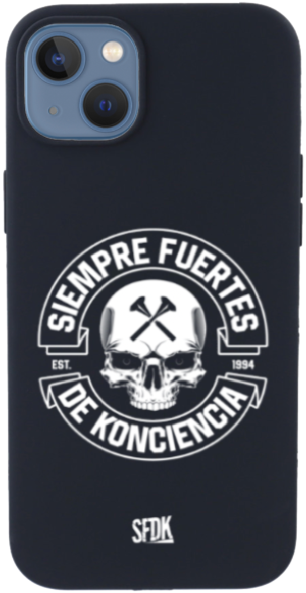 SFDK SKULL carcasa negra ultra suave APPLE