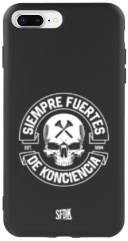 SFDK SKULL carcasa negra ultra suave APPLE